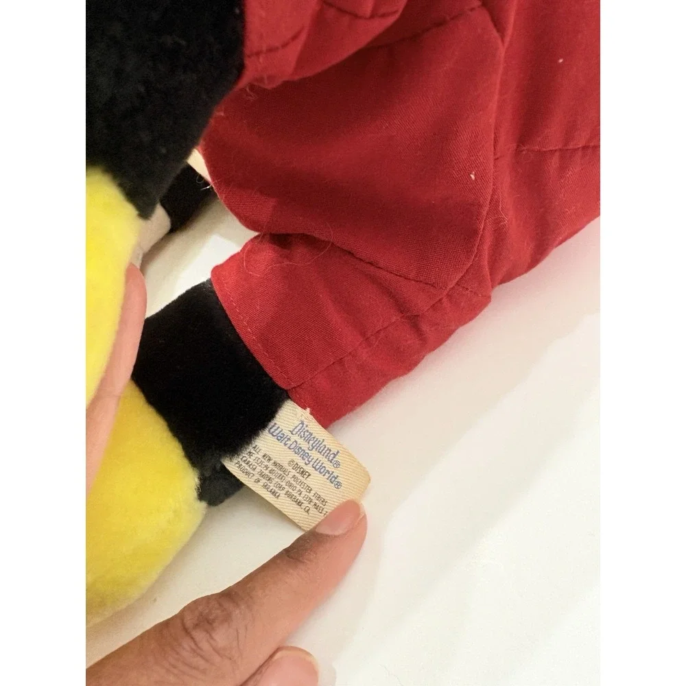 VINTAGE Disneyland Walt Disney World Mickey Mouse Plush Stuffed Animal 16
